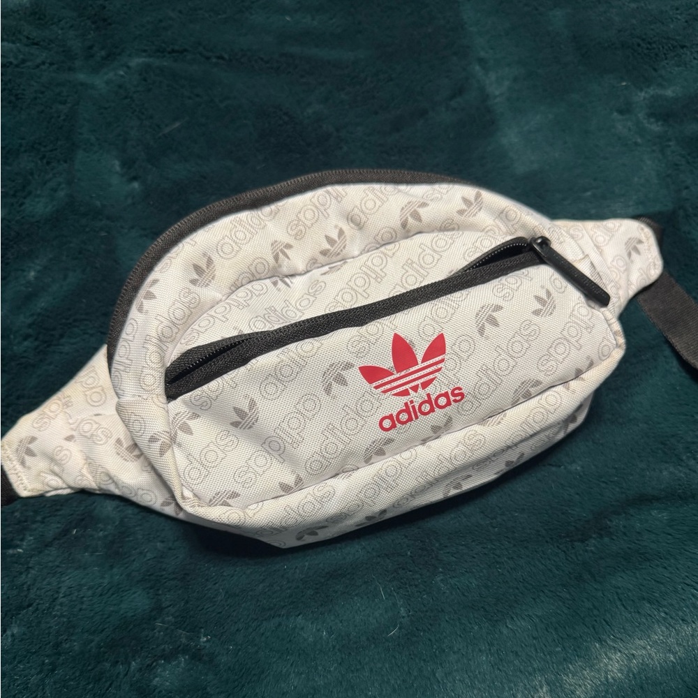 adidas White National Waist Pack